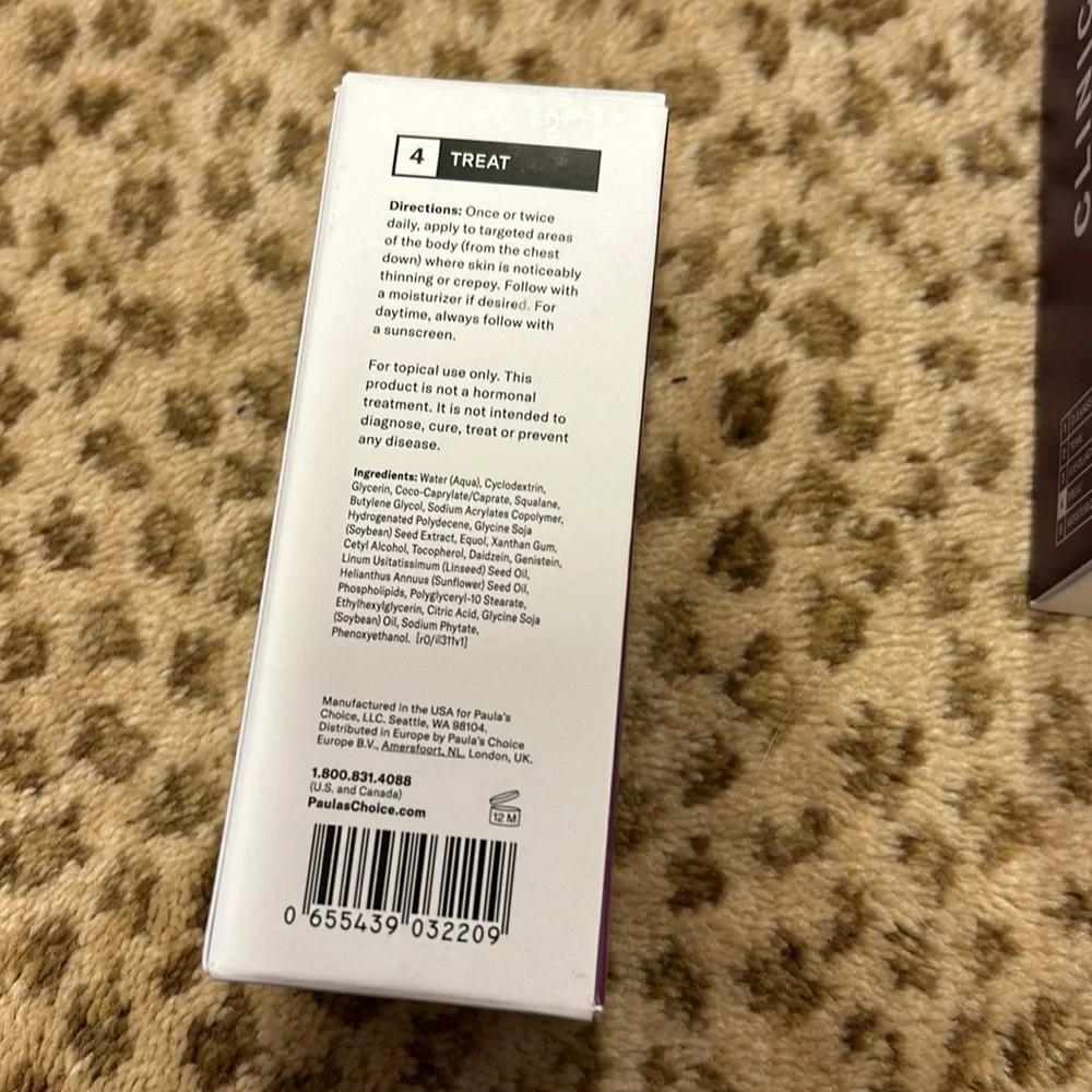 Paula’s Choice Phytoestrogen Elasticity Renewal Body Treatment NIB